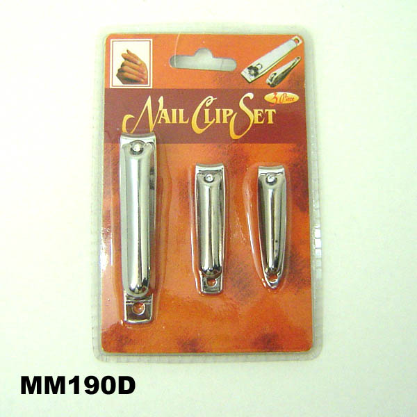 3PCS NAIL CLIPPER SETS D/B